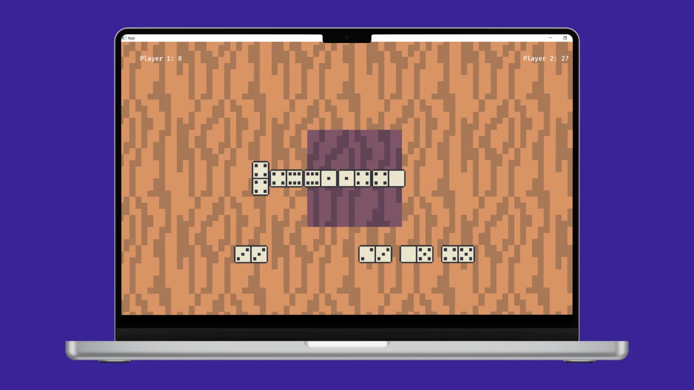 Dominoes game project screenshot