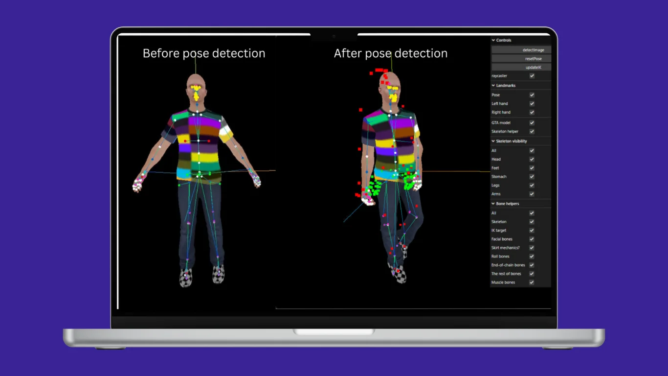 GTA V Pose mapping project screenshot