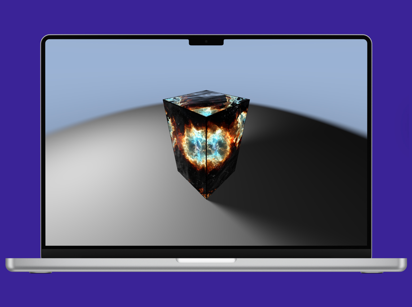 "Nebula in the box" shader project screenshot